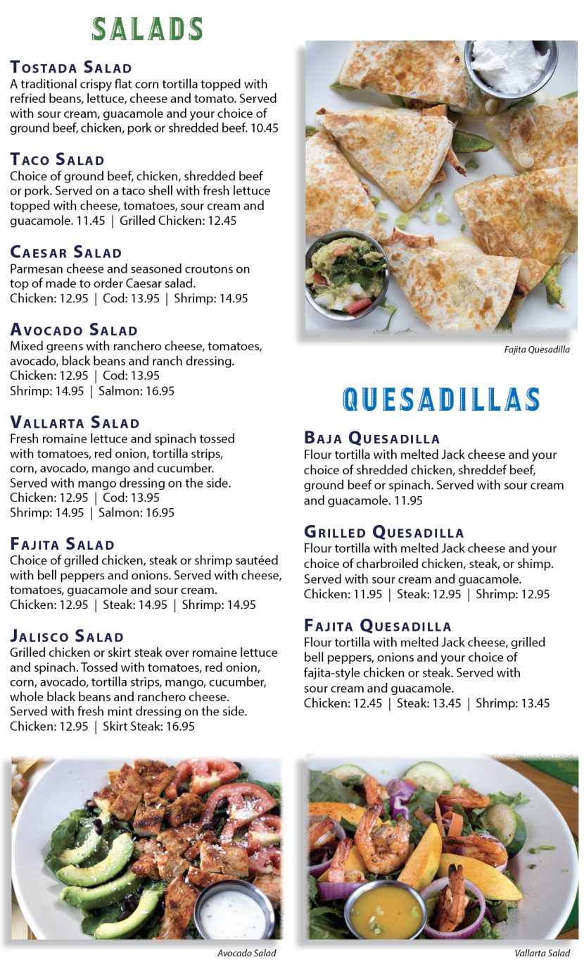 Beverly Menu Acapulcos