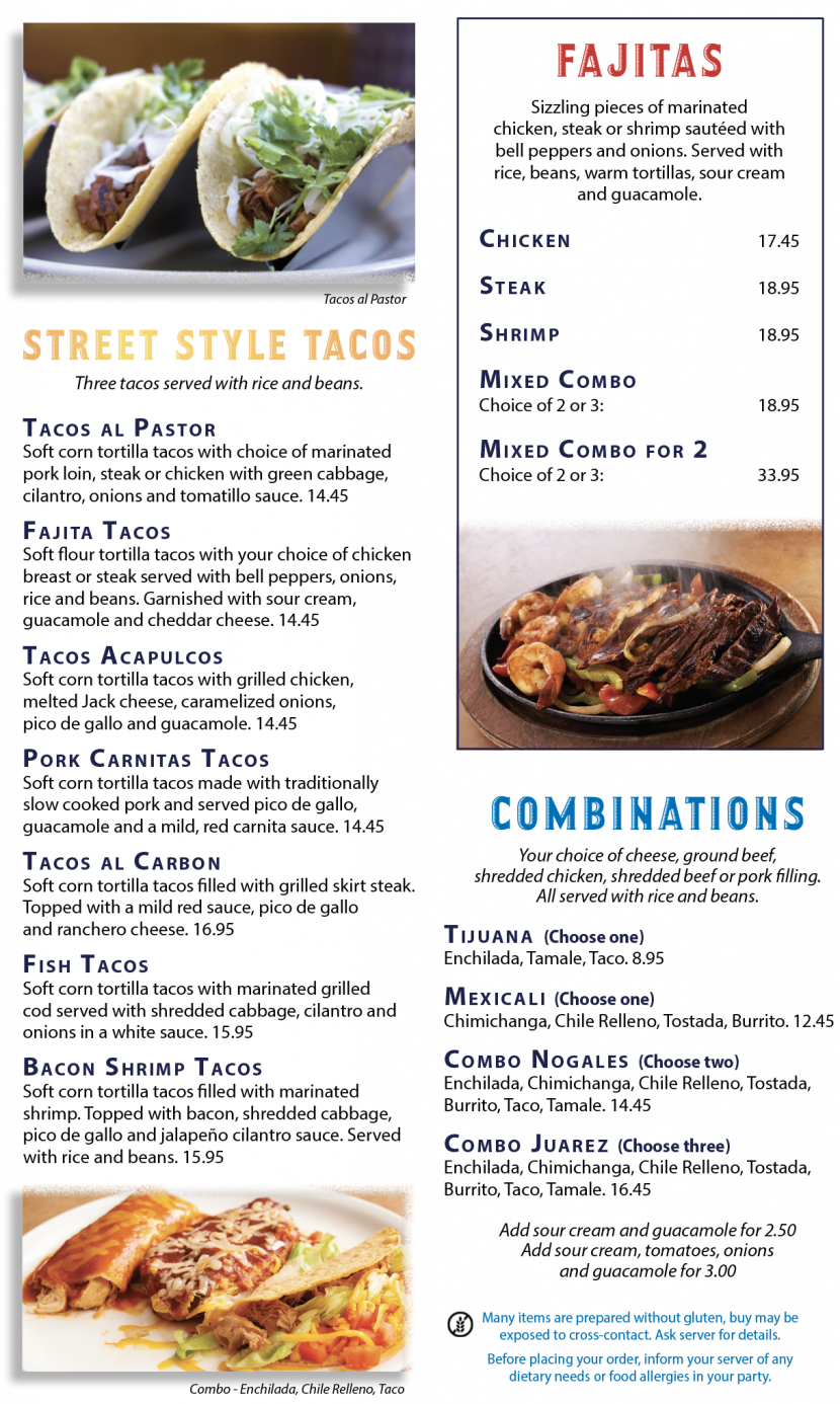 Beverly Menu Acapulcos